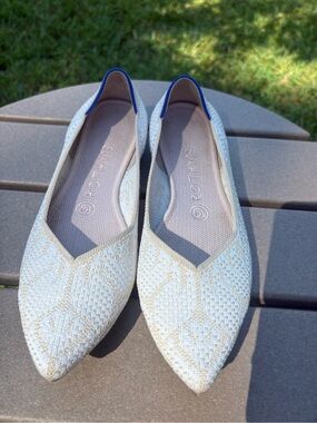 Rothy's The Point Cream Pointed Ballet Flats
